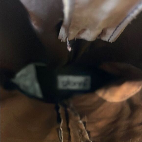 Giani Brown leather Heeled Boots with Western Charm - Picture 11 of 11